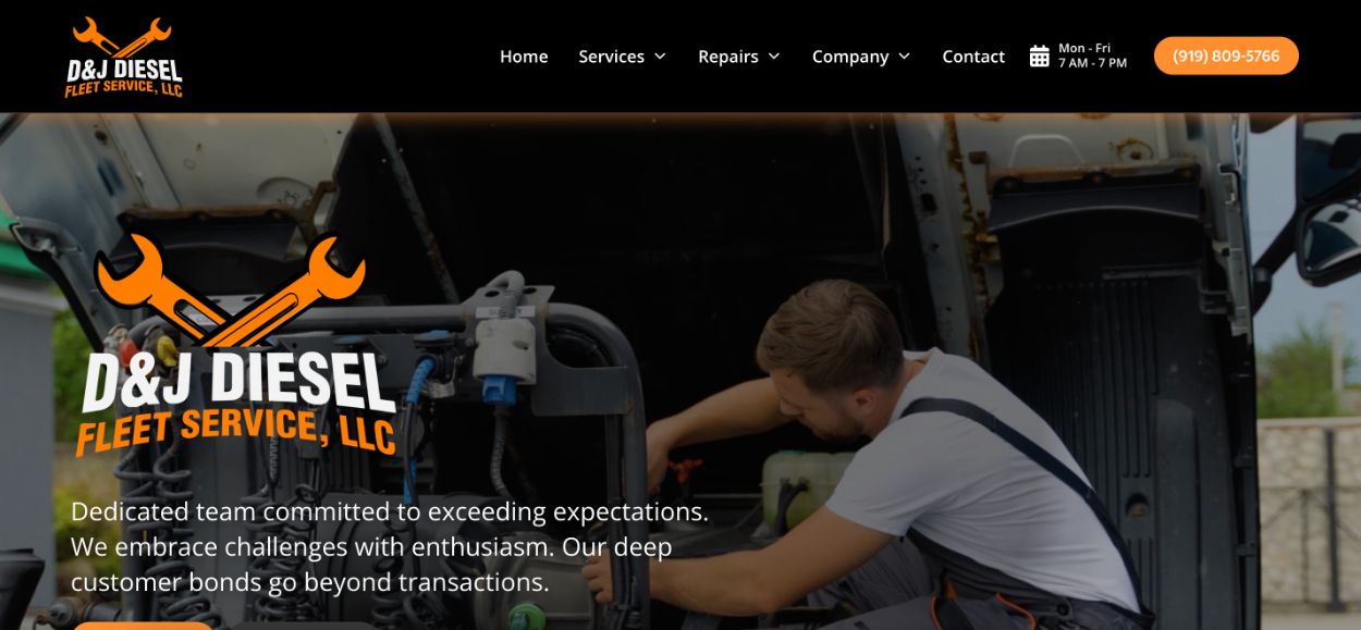 Contact Us D&J Diesel Fleet Service